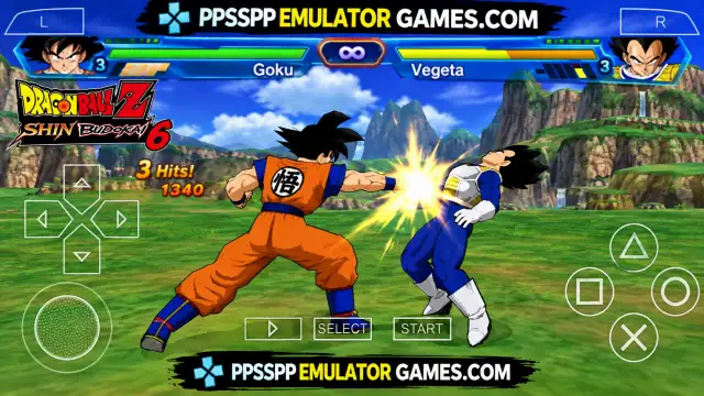 Dragon ball Z Shin Budokai 6 PPSSPP Gameplay on Android