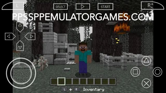 Minecraft PPSSPP Gameplay