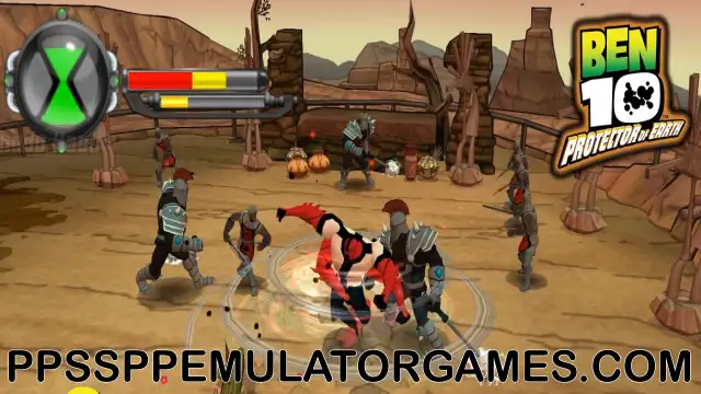 Ben 10 Protect of Earth PPSSPP Gameplay Screenshot