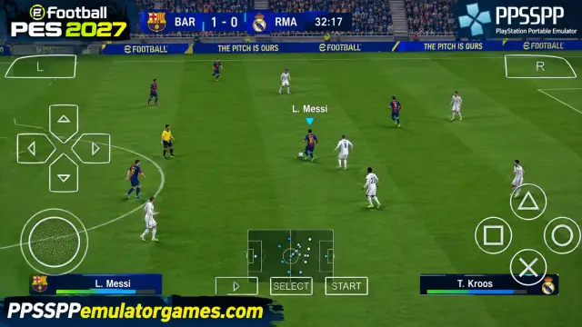 eFootball PES 2027 PPSSPP Gameplay on Android