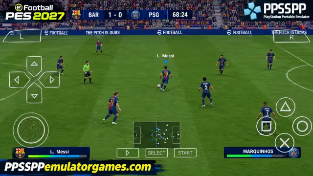 eFootball PES 2027 PPSSPP Gameplay