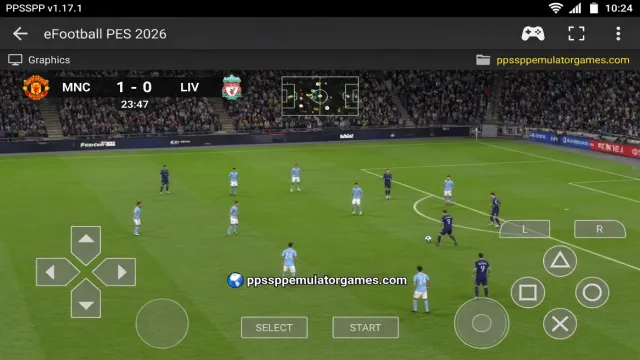 eFootball PES 2026 PPSSPP Gameplay On Android