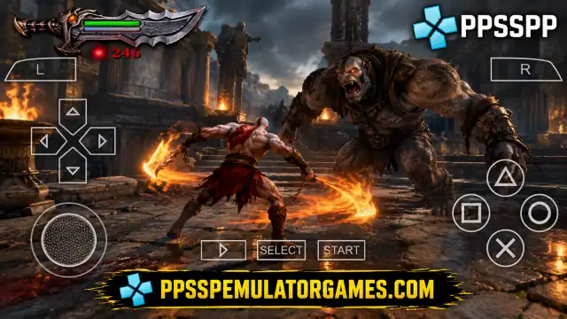 God of War 1 PPSSPP Gameplay Screenshot