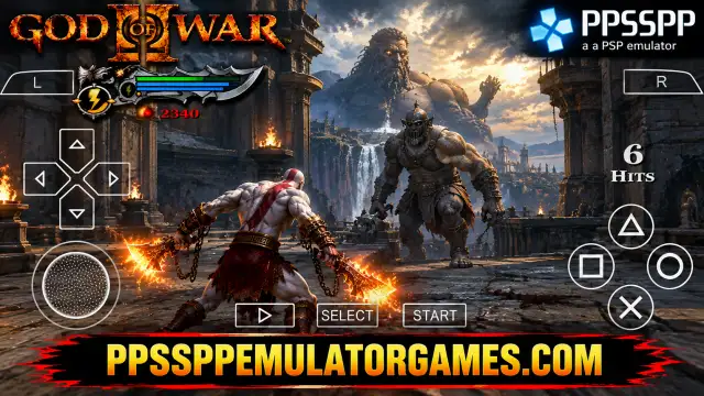 God of War 2 PPSSPP Gameplay on Android