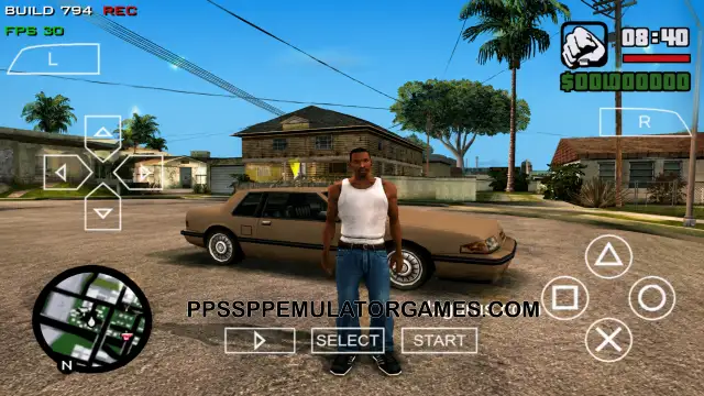 GTA San Andreas PPSSPP Gameplay
