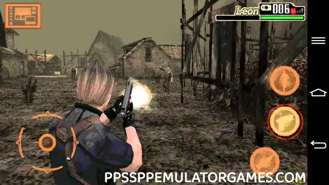 Resident Evil 4 PPSSPP Gameplay (Android)